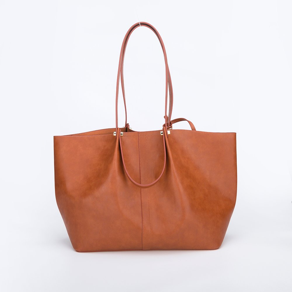 Trendy Leather Shoulder Handbag Set - Image 2