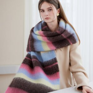 Lightweight Ultra Soft Thick Scarf Knit Shawl,65*180cm