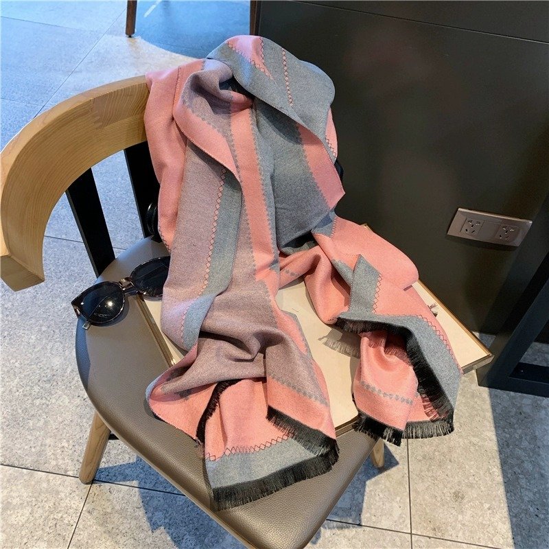Fashion Warm Scarf, 65x180cm - Image 5