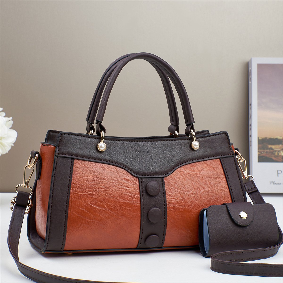 Women Messenger Bag Casual Shoulder Bag Set - Image 5