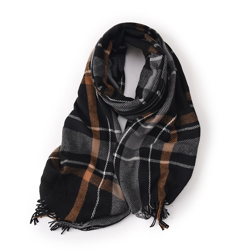 Soft and comfortable multifunctional knitted scarf, 35*190cm - Image 3