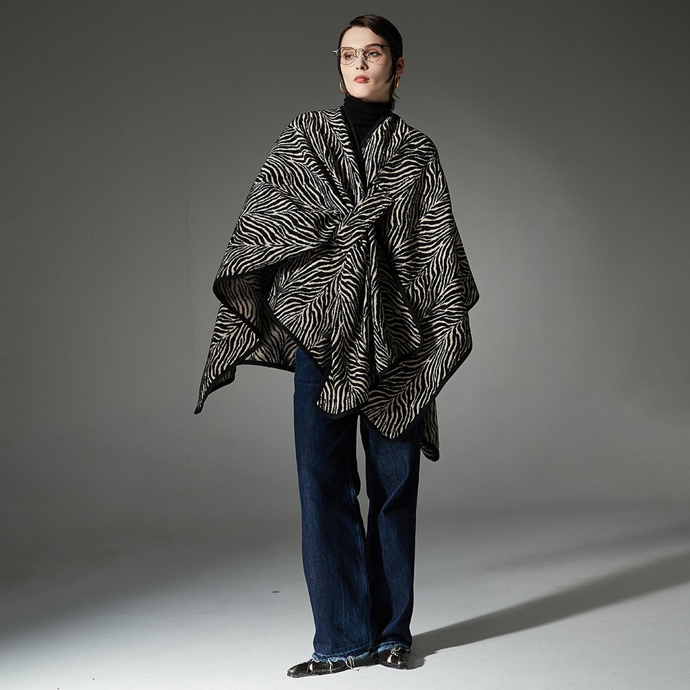 Knitted Scarf, Cashmere Knitted Long Scarf, 30*200cm - Image 3