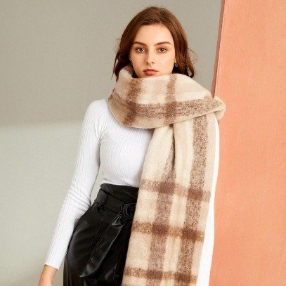 Soft and warm Scarf, 180*65cm - Image 2