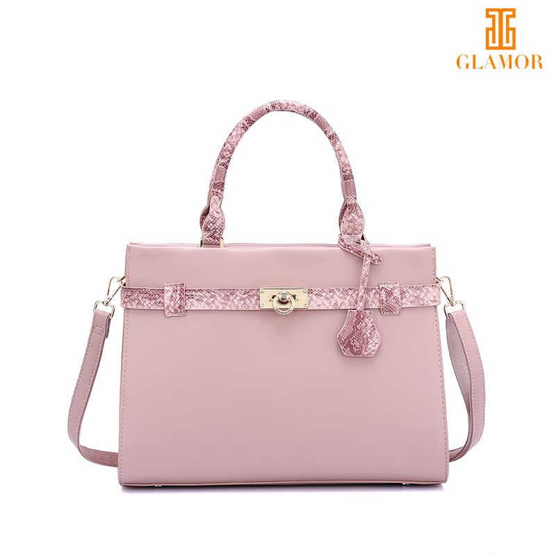 Durable Leather Tote Bags Handbag Sets for Women Ladies - Image 2