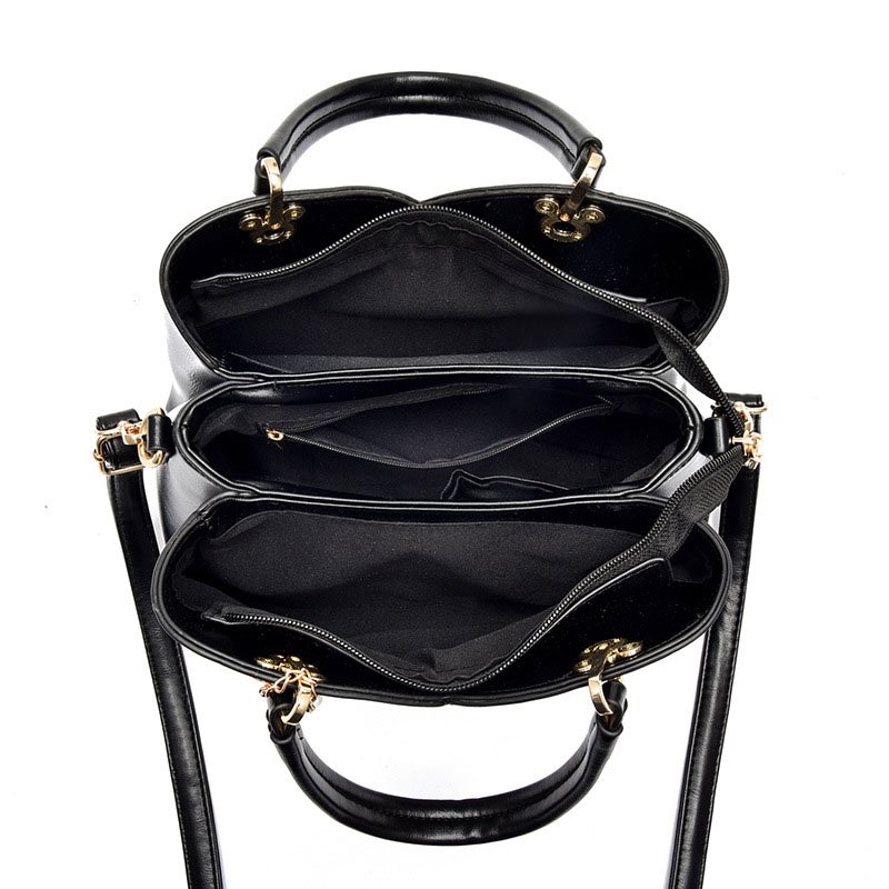 Women Leather Crossbody Chain Shoulder Bag, 21*12cm - Image 4