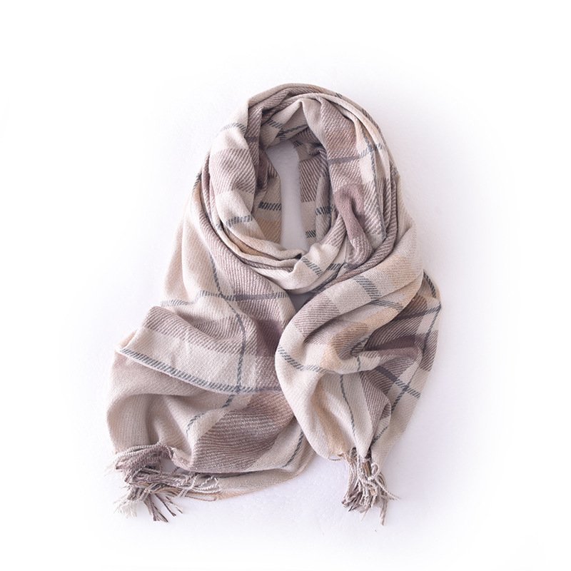 Soft and comfortable multifunctional knitted scarf, 35*190cm - Image 5