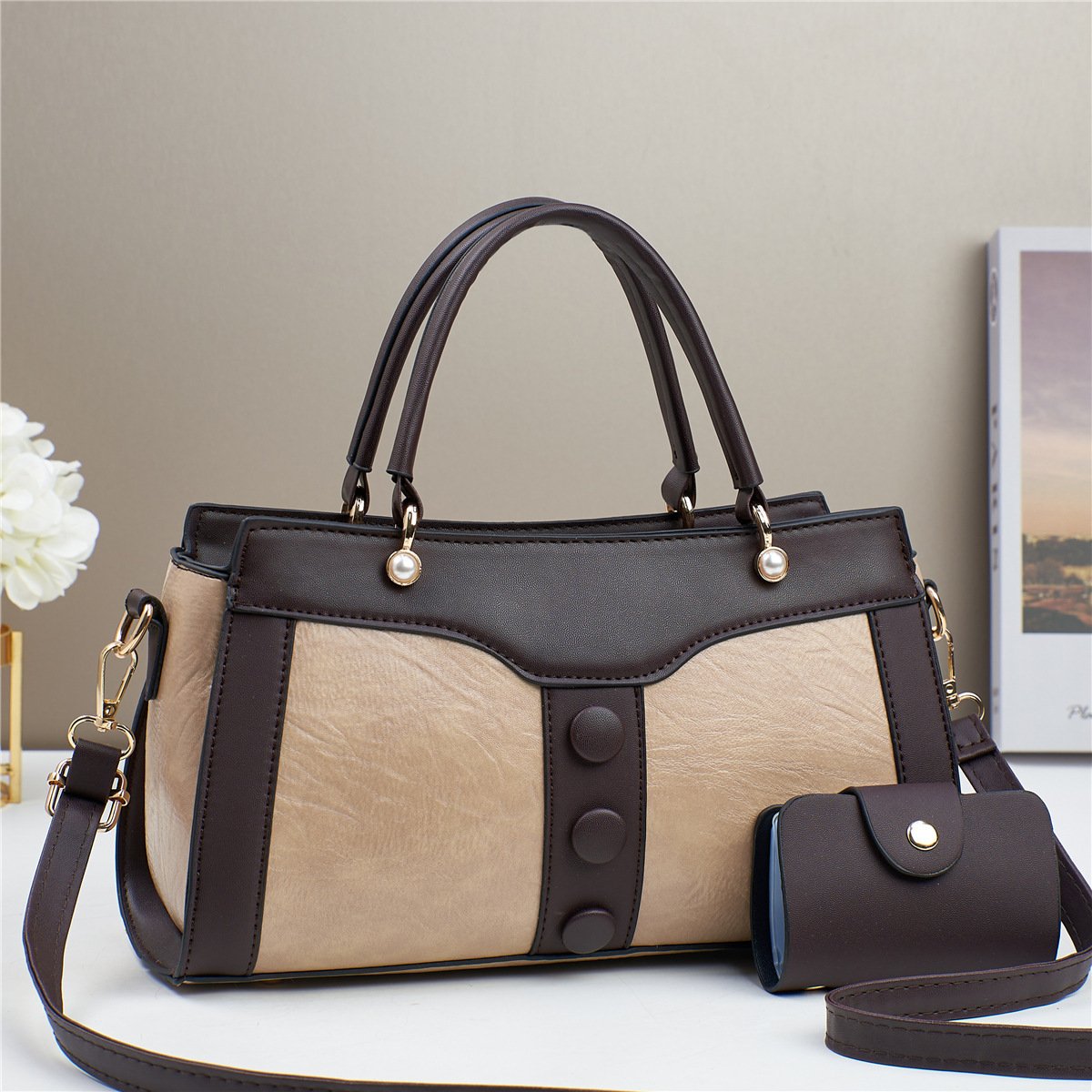 Women Messenger Bag Casual Shoulder Bag Set - Image 4