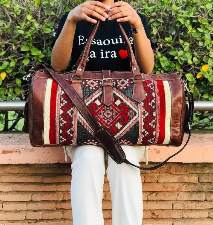Suitable for vacation Handbag, 34*15.5*26cm - Image 9