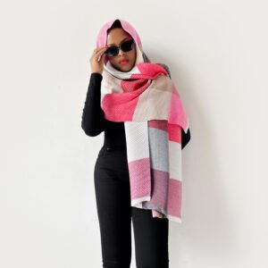 Versatile and comfortable knitted scarf, 180*34cm
