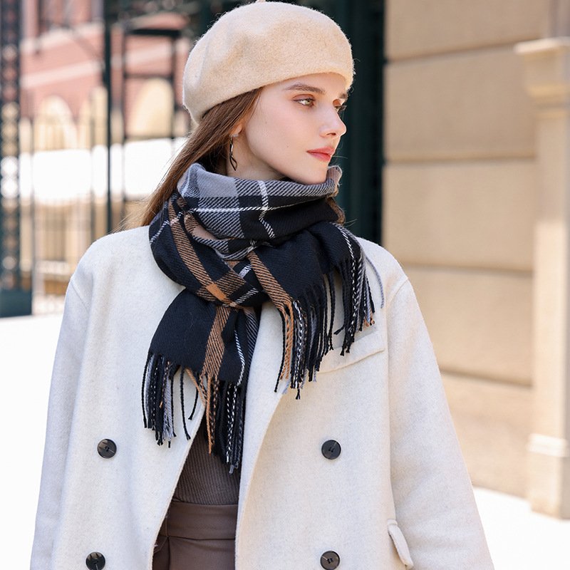 Soft and comfortable multifunctional knitted scarf, 35*190cm - Image 2