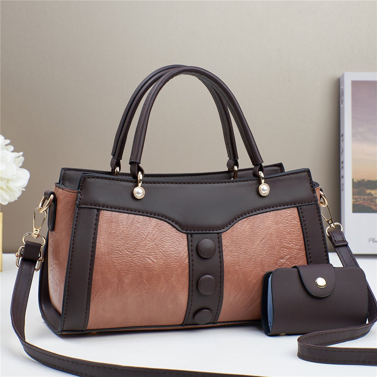 Women Messenger Bag Casual Shoulder Bag Set