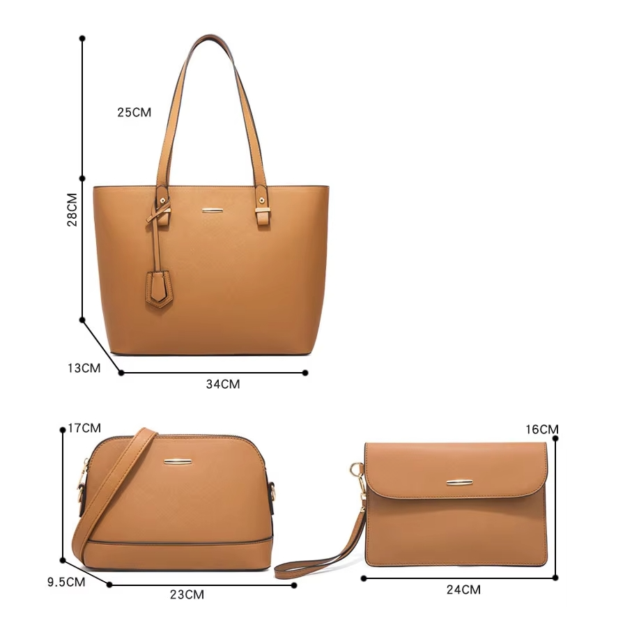 Casual Classic Daily Crossbody Shoulder Bag Set - Image 2