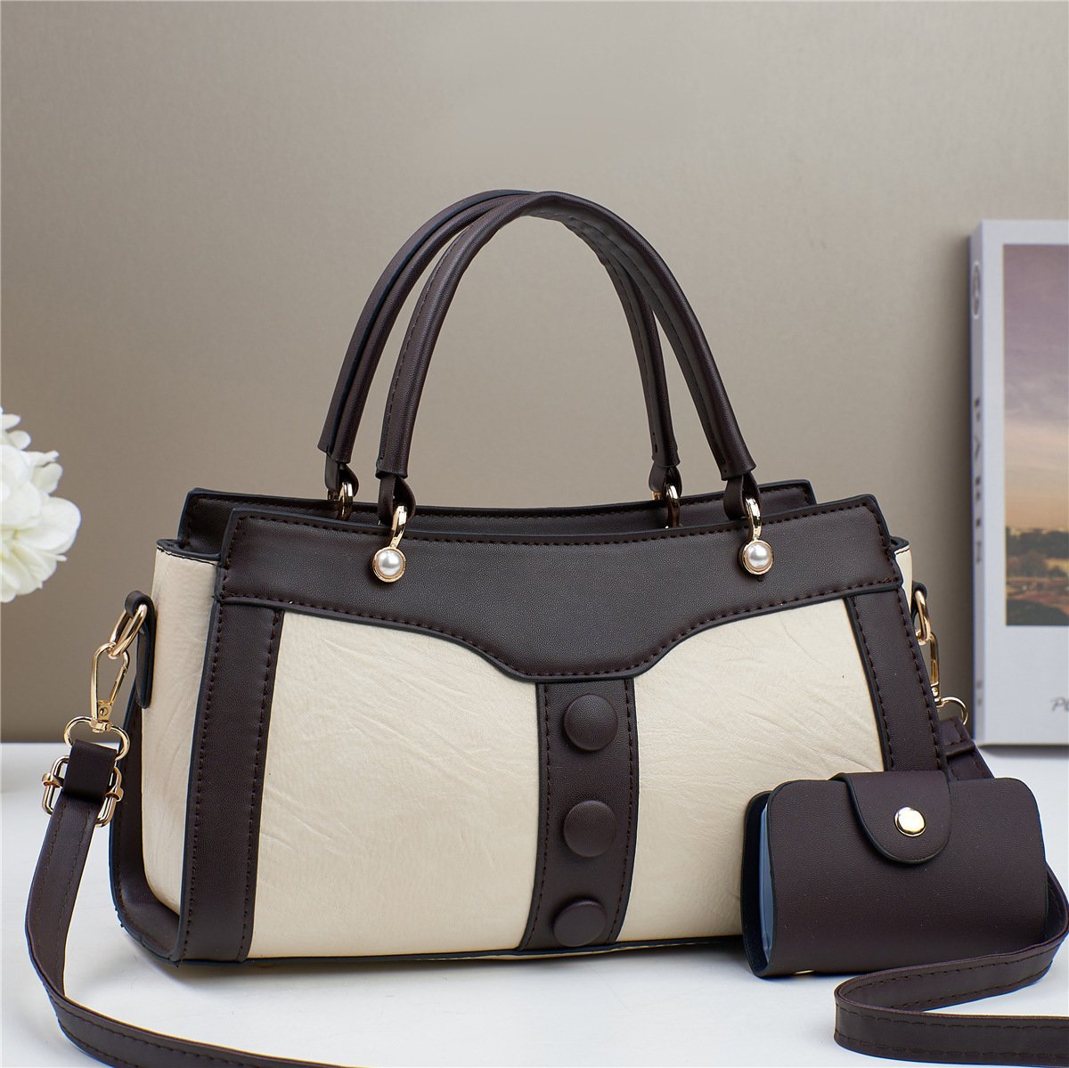 Women Messenger Bag Casual Shoulder Bag Set - Image 3